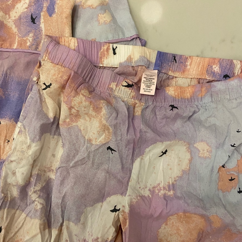 Victoria’s Secret birds in the clouds pajama pants